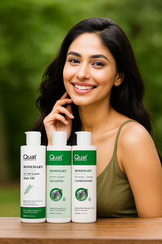 Rosemary with Biotin Hair Care Kit - 3 Step Solution for Hair Fall - 600 ml