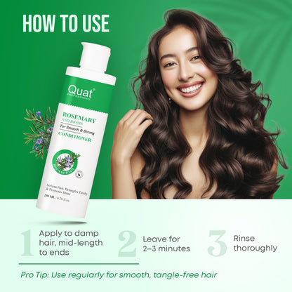 Rosemary with Biotin Hair Care Kit - 3 Step Solution for Hair Fall - 600 ml