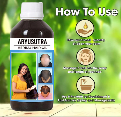 Aryusutra Herbal Hair Growth Oil ( Cash on Delivery )