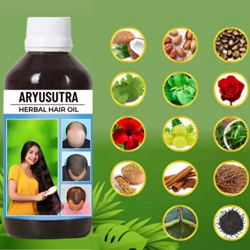 Adivasi Aryusutra Herbal Hair Growth Oil ( Cash on Delivery ) - Aryusutra Herbal
