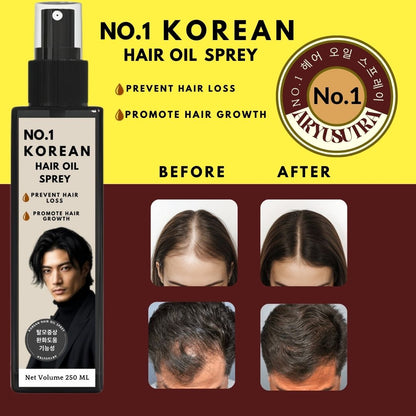 No.1 Korean Hair Oil Spray – Hair Growth | Stop Hair Fall | Remove Dandruff